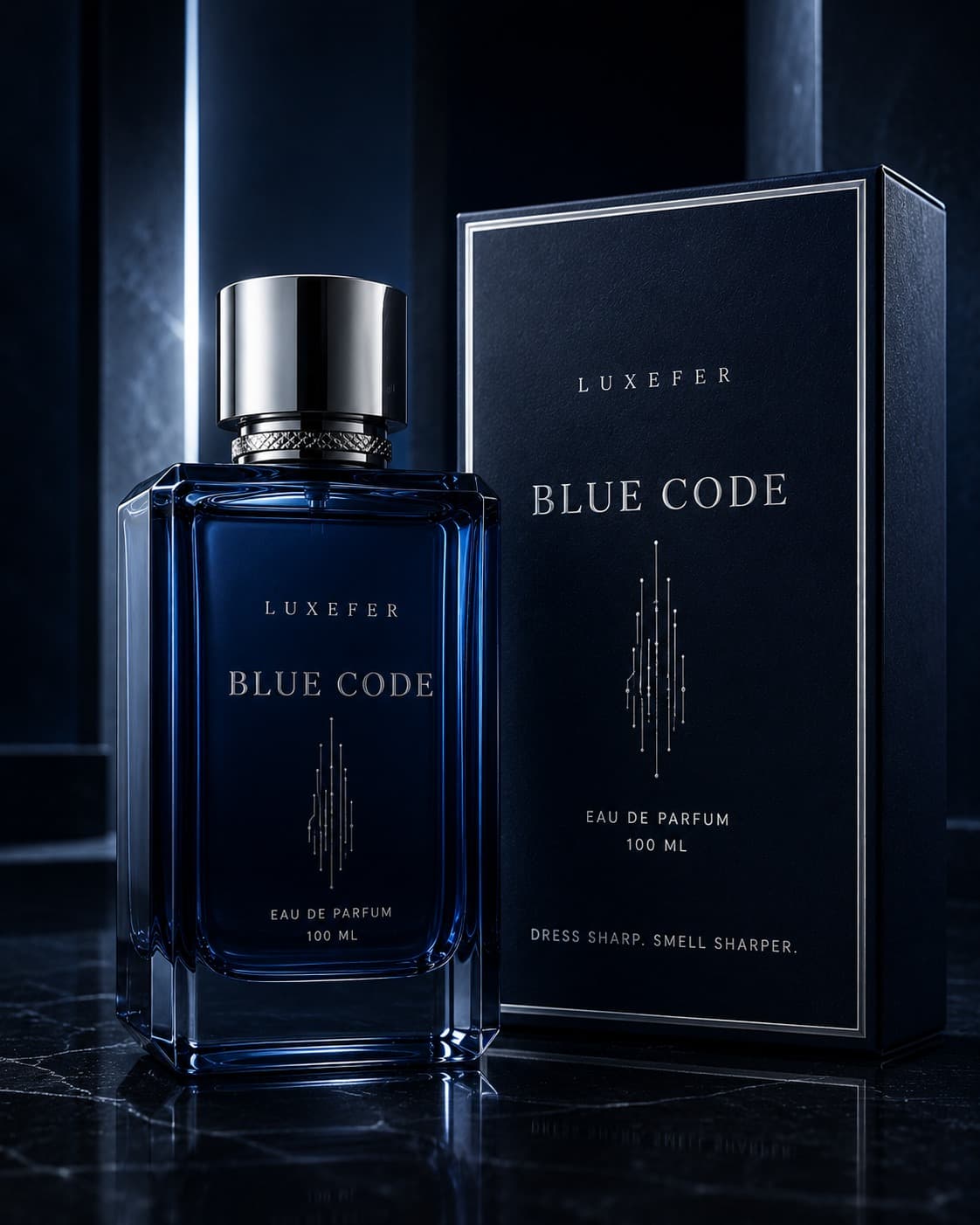 LUXEFER BLUE CODE Eau de Parfum 100ML | Premium Men's Perfume
