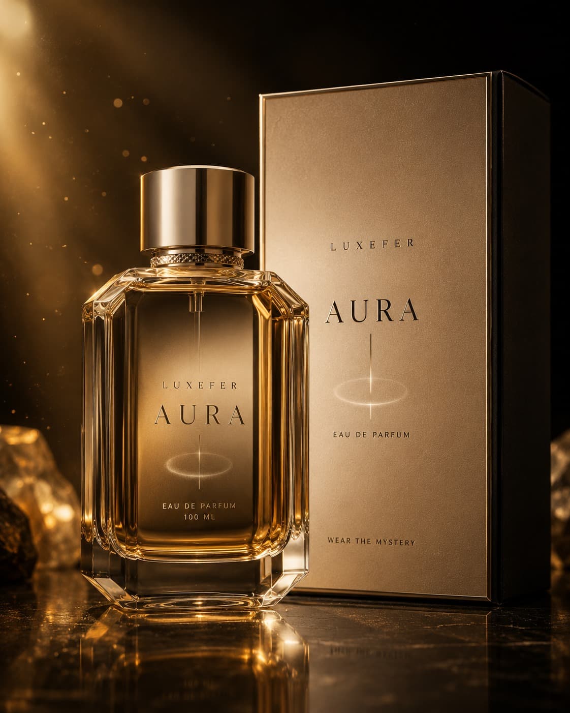 LUXEFER AURA Eau de Parfum 100ML | Premium Unisex Perfume